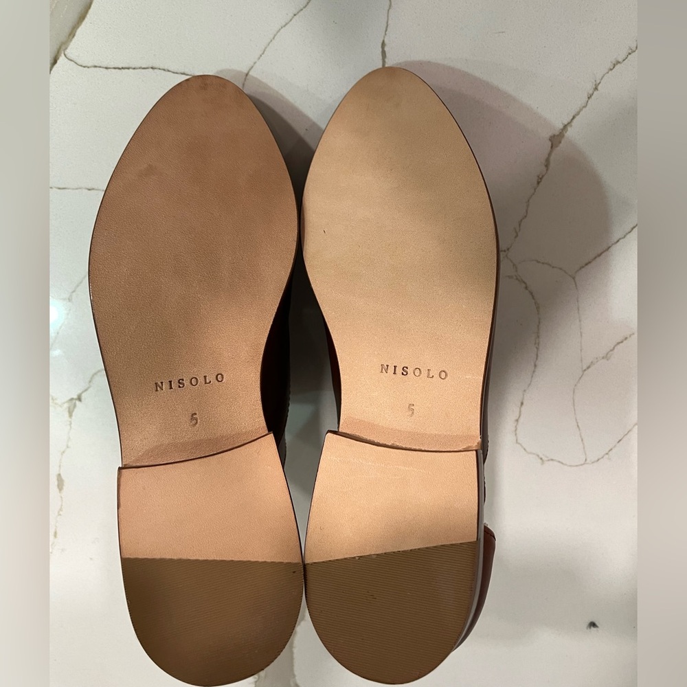 Nisolo Emma d’Orsay WOxford. Women’s size 5 Color Brown - Picture 8 of 11